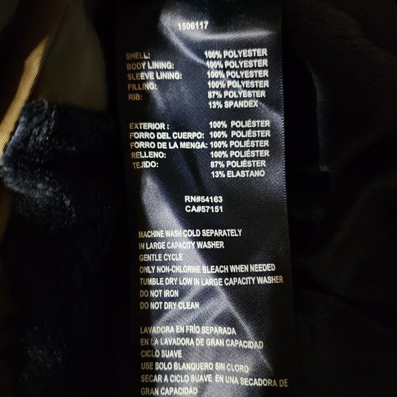 NWT TOMMY HILFIGER (MED) Olive Insulated Plush Lined Winter Jacket - Picture 11 of 11